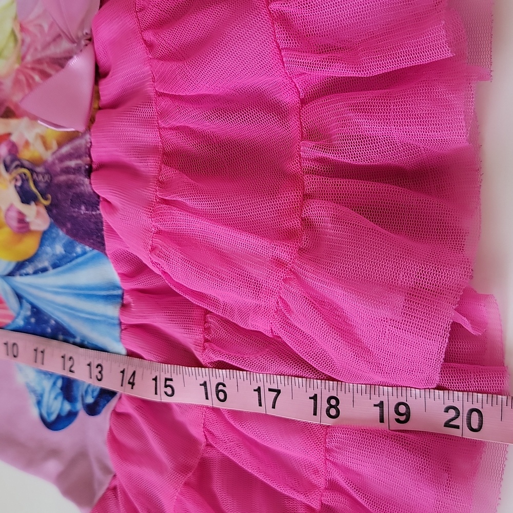 Disney Princess Girls Nightgown Pink Multi‑Character Tutu Style Size 4 - Picture 7 of 11